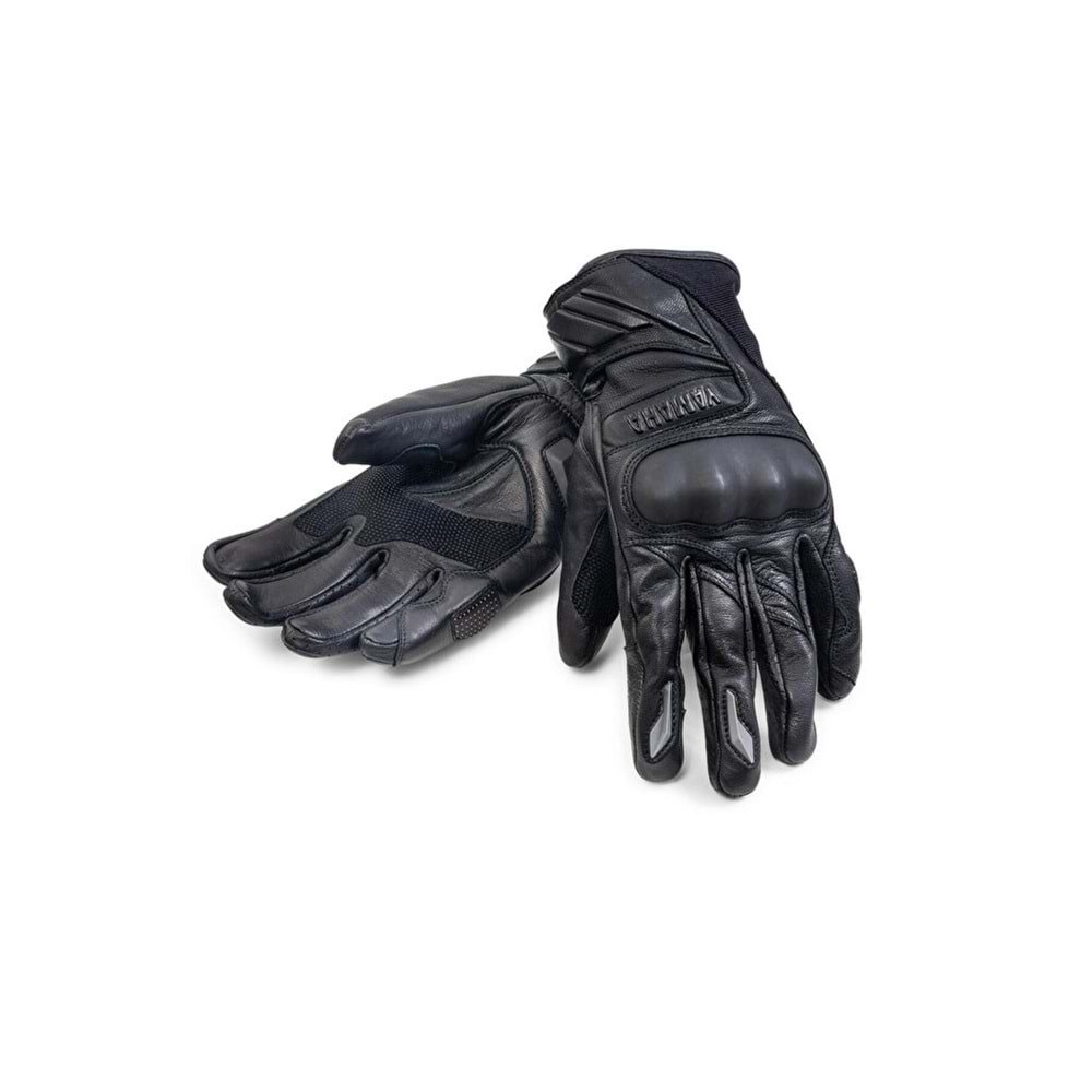 YAMAHA YAZLIK ERKEK DERİ ELDİVEN SİYAH