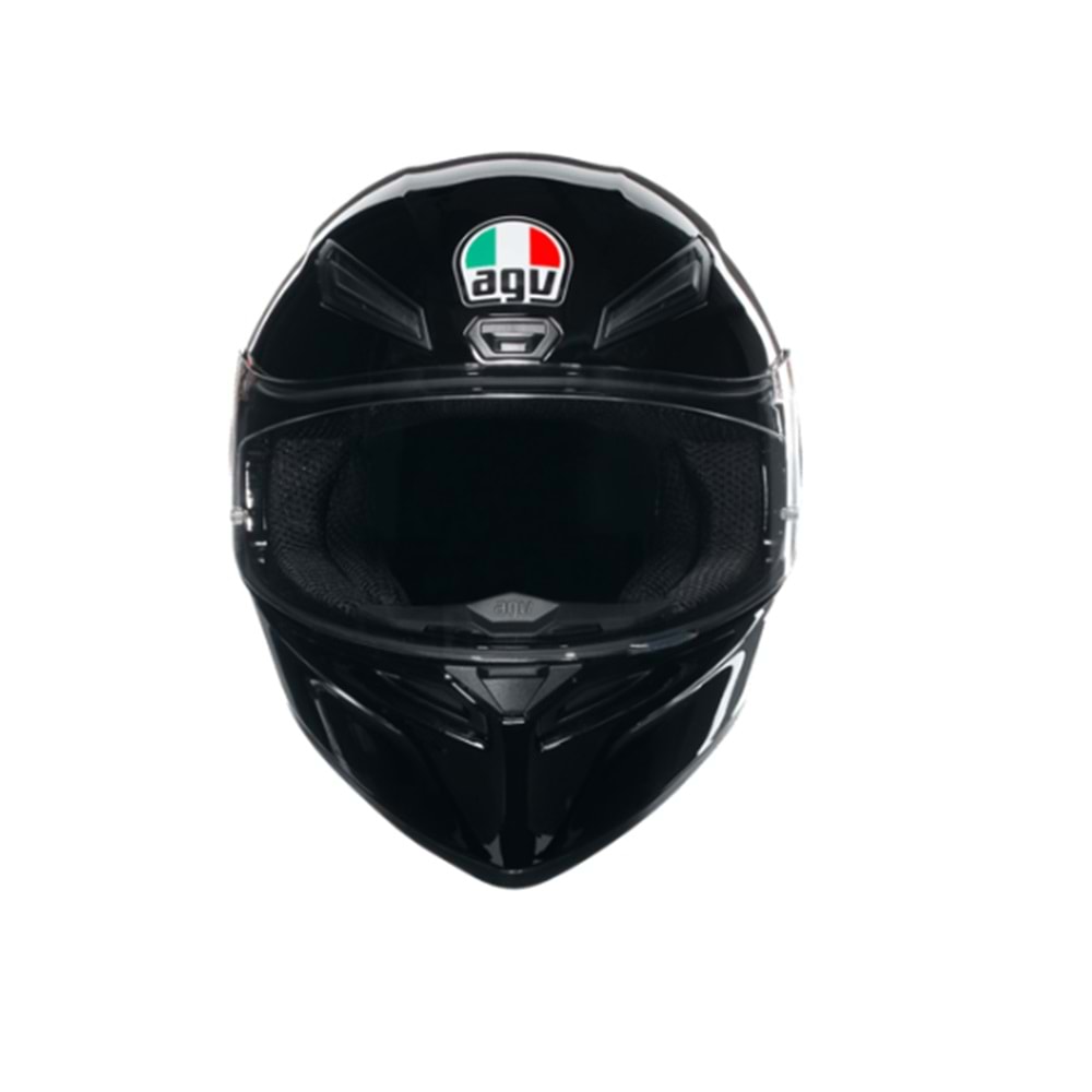 Agv K1 S Mono Black Kapalı Kask SİYAH