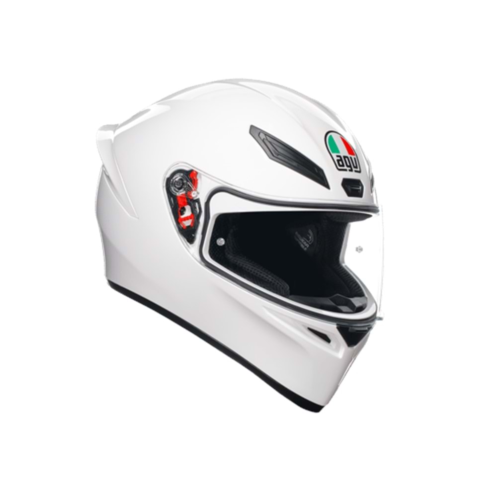 Agv K1 S Mono White Kapalı Kask