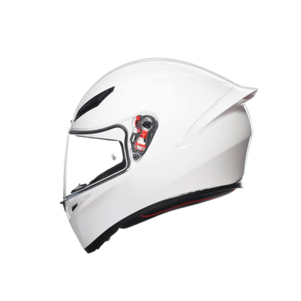 Agv K1 S Mono White Kapalı Kask