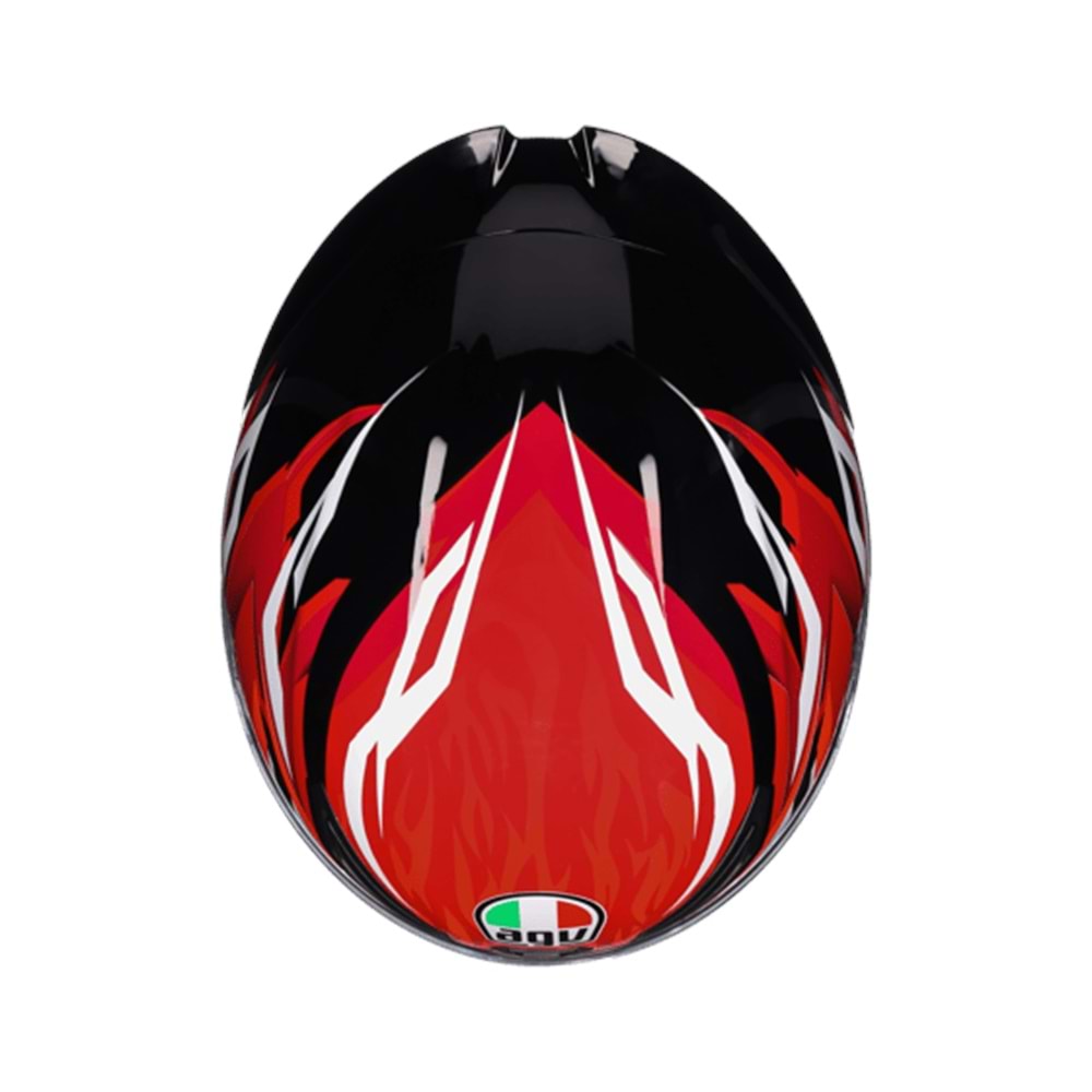Agv K1 S Lion Black Red White Configuration Kapalı Kask