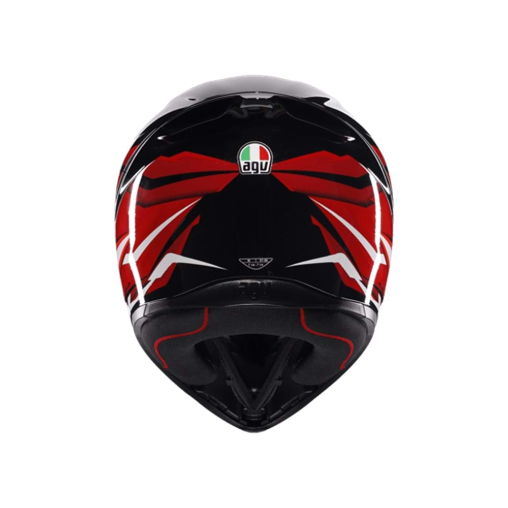 Agv K1 S Lion Black Red White Configuration Kapalı Kask