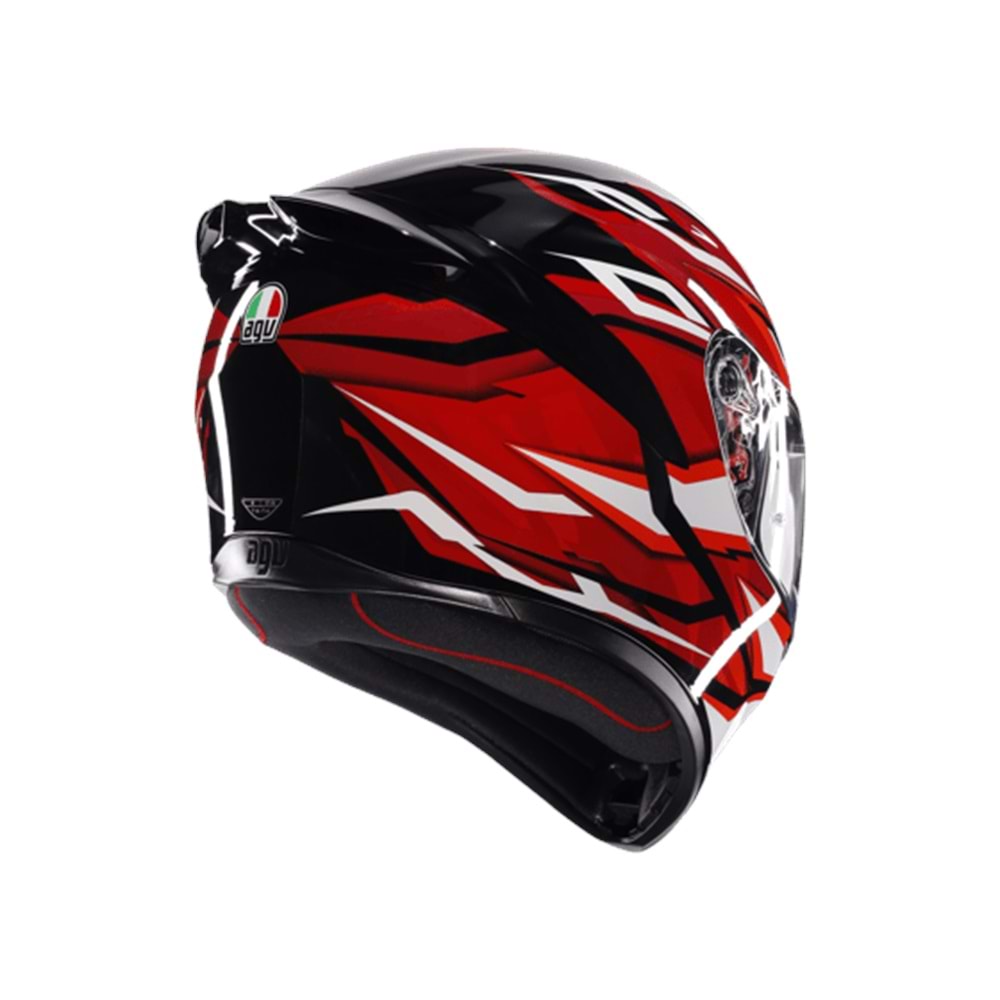 Agv K1 S Lion Black Red White Configuration Kapalı Kask