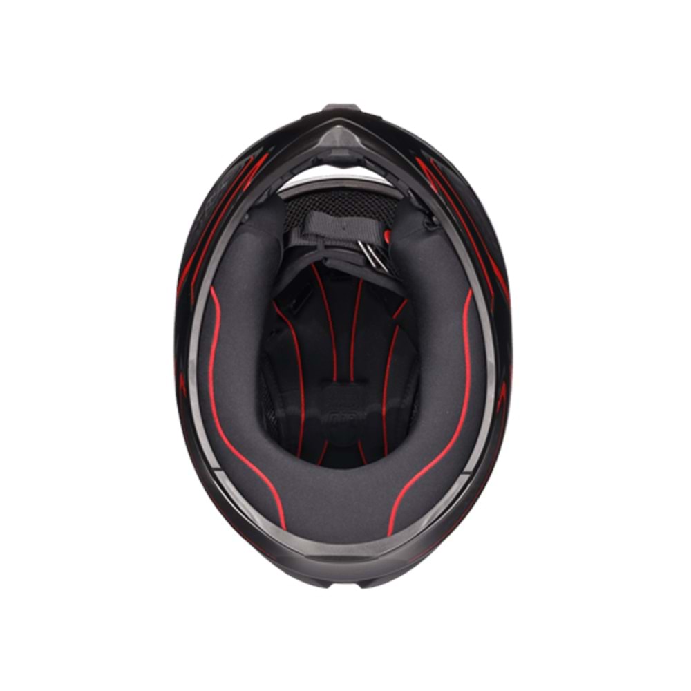 Agv K1 S Sling Matt Black Red Kapalı Kask