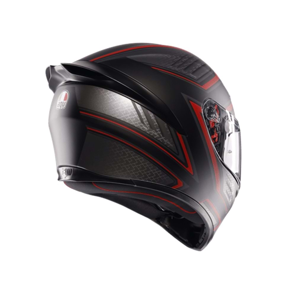 Agv K1 S Sling Matt Black Red Kapalı Kask