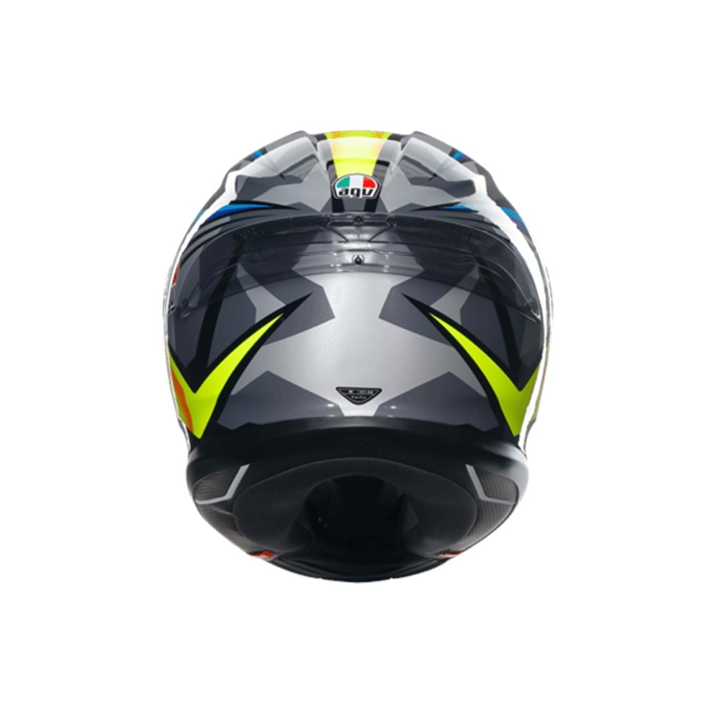 Agv K6 S Joan Black Blue Yellow Kapalı Kask