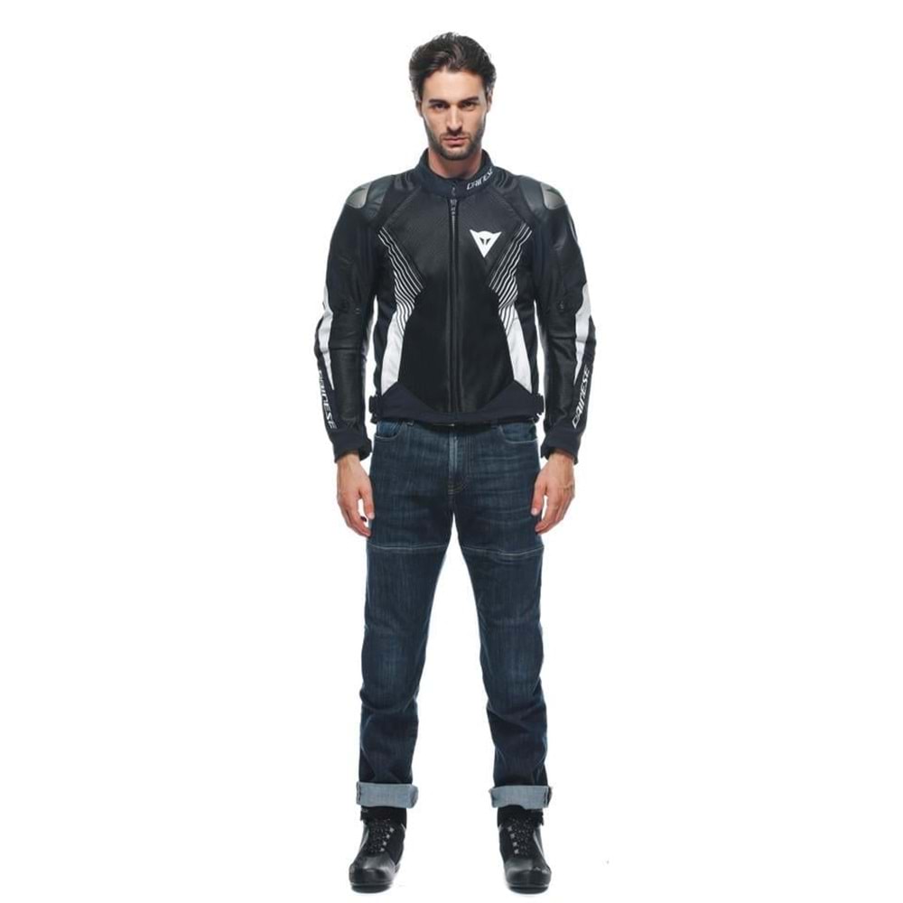 Dainese Super Rider 2 Black White ABSØLUTESHELL™ Mont SİYAH