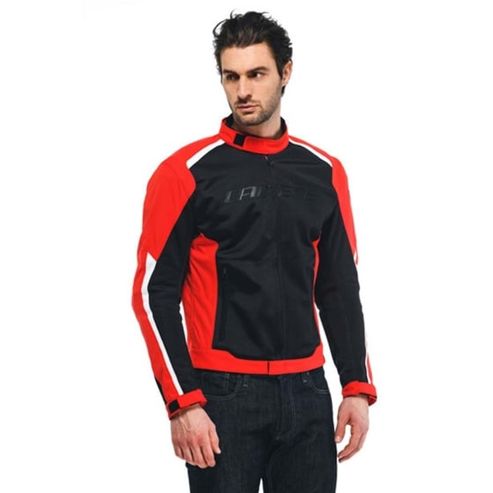 Dainese Hydra Flux 2 Air Black Lava Red D-Dry Mont KIRMIZI