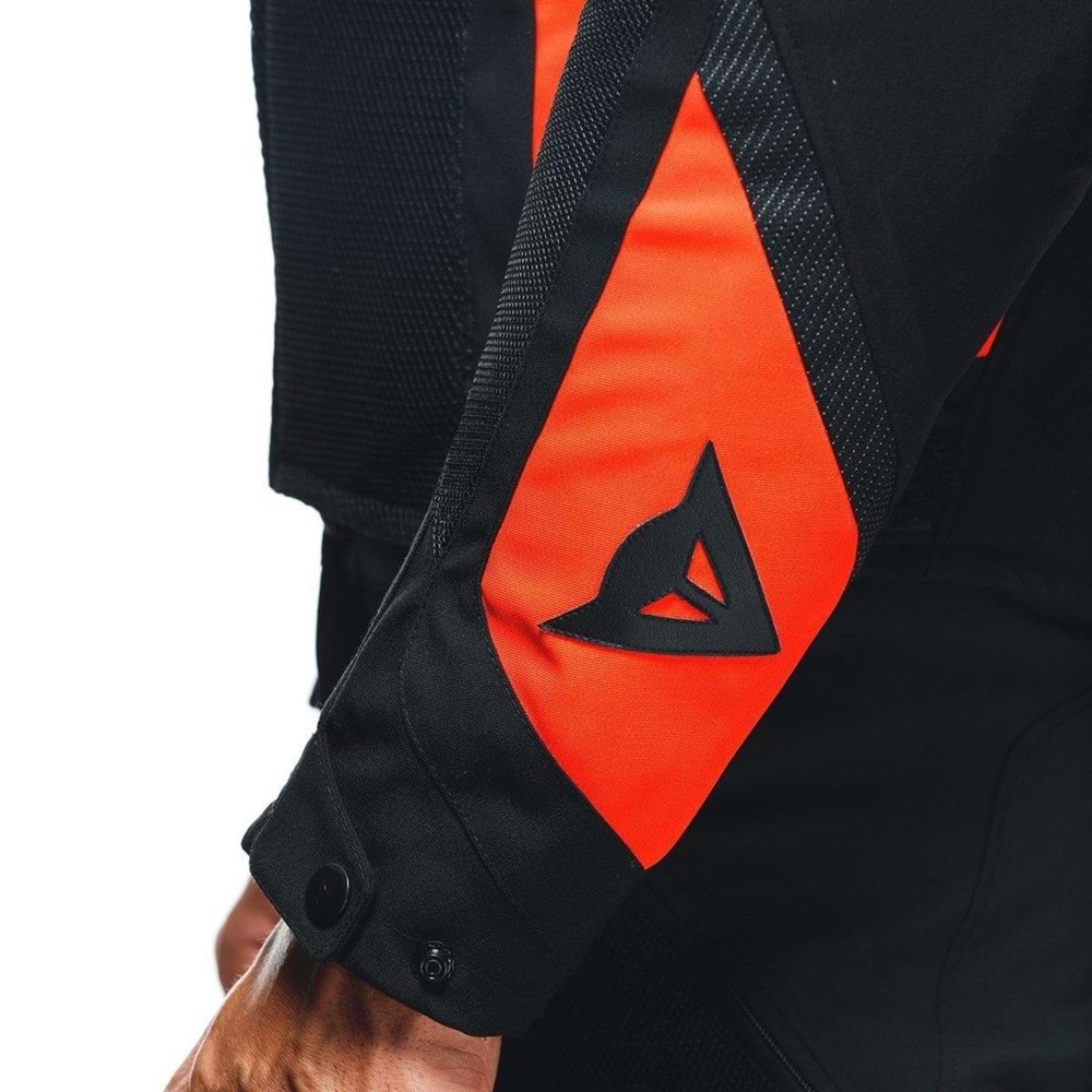 Dainese Energyca Air Black Fluo Red Tekstil Mont KIRMIZI SİYAH
