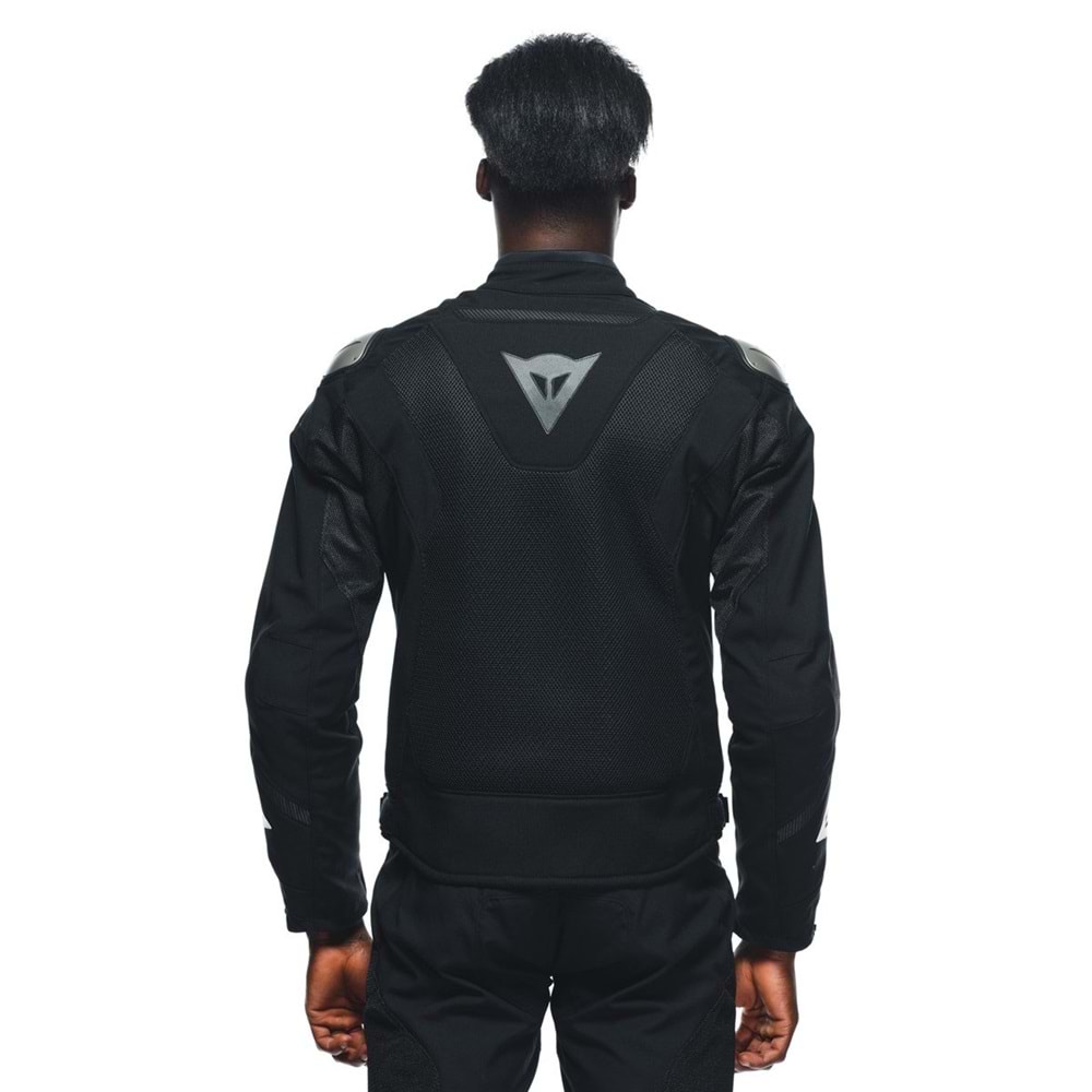 Dainese Energyca Air Black Fluo Red Tekstil Mont SİYAH