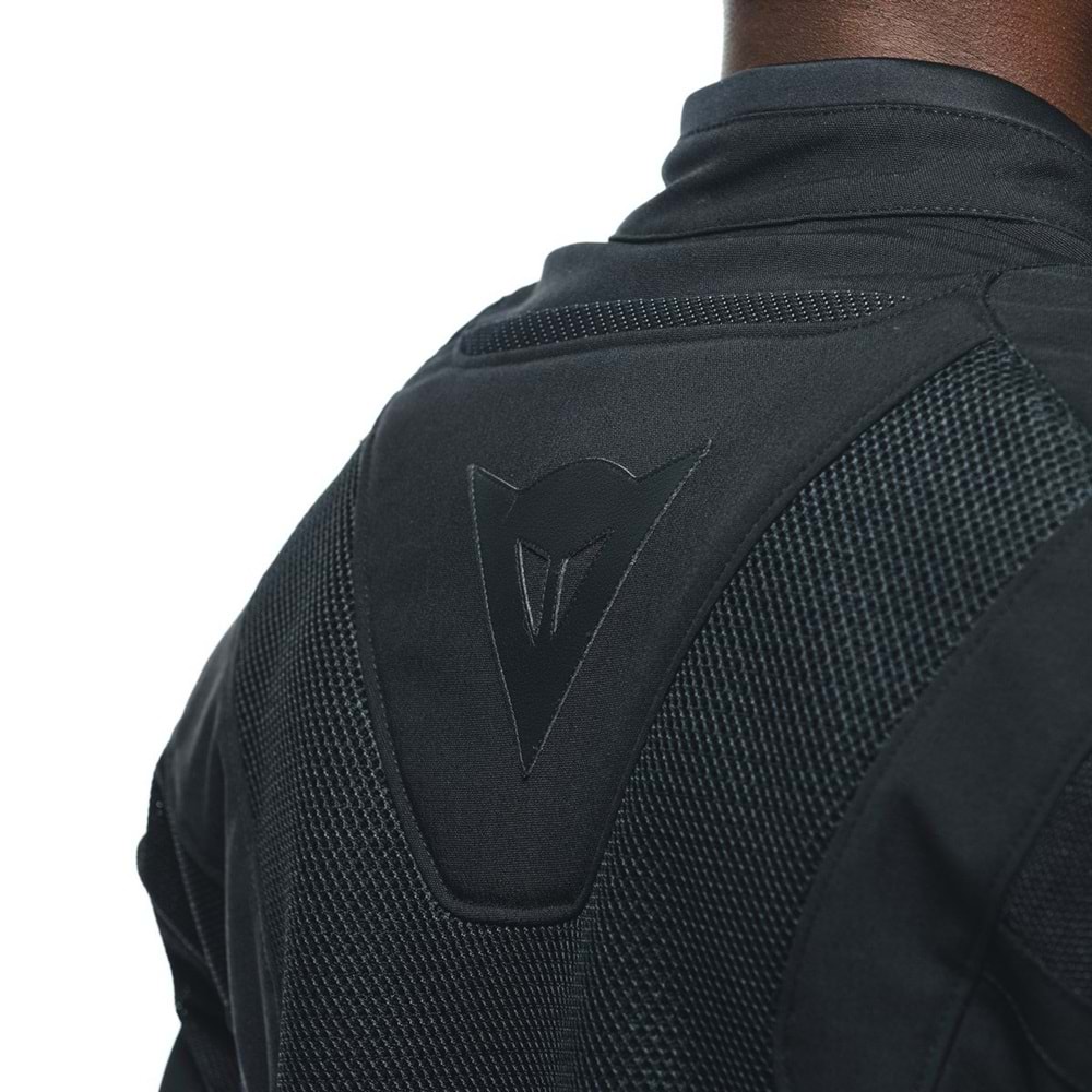 Dainese Energyca Air Black Fluo Red Tekstil Mont SİYAH