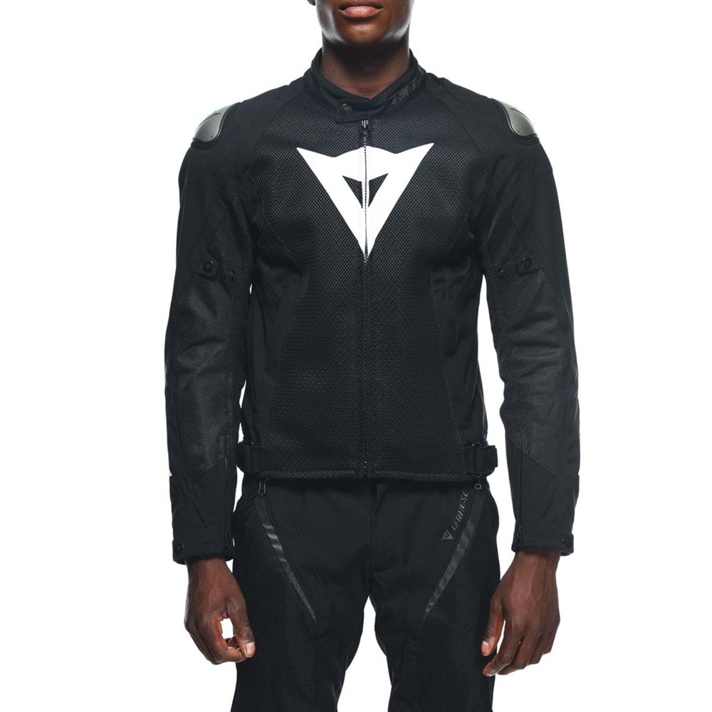 Dainese Energyca Air Black Fluo Red Tekstil Mont SİYAH