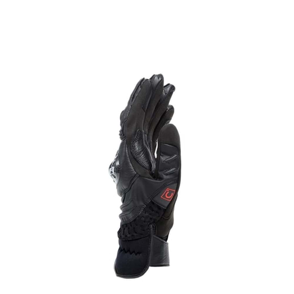 Dainese Carbon 4 Black Kısa Deri Eldiven SİYAH