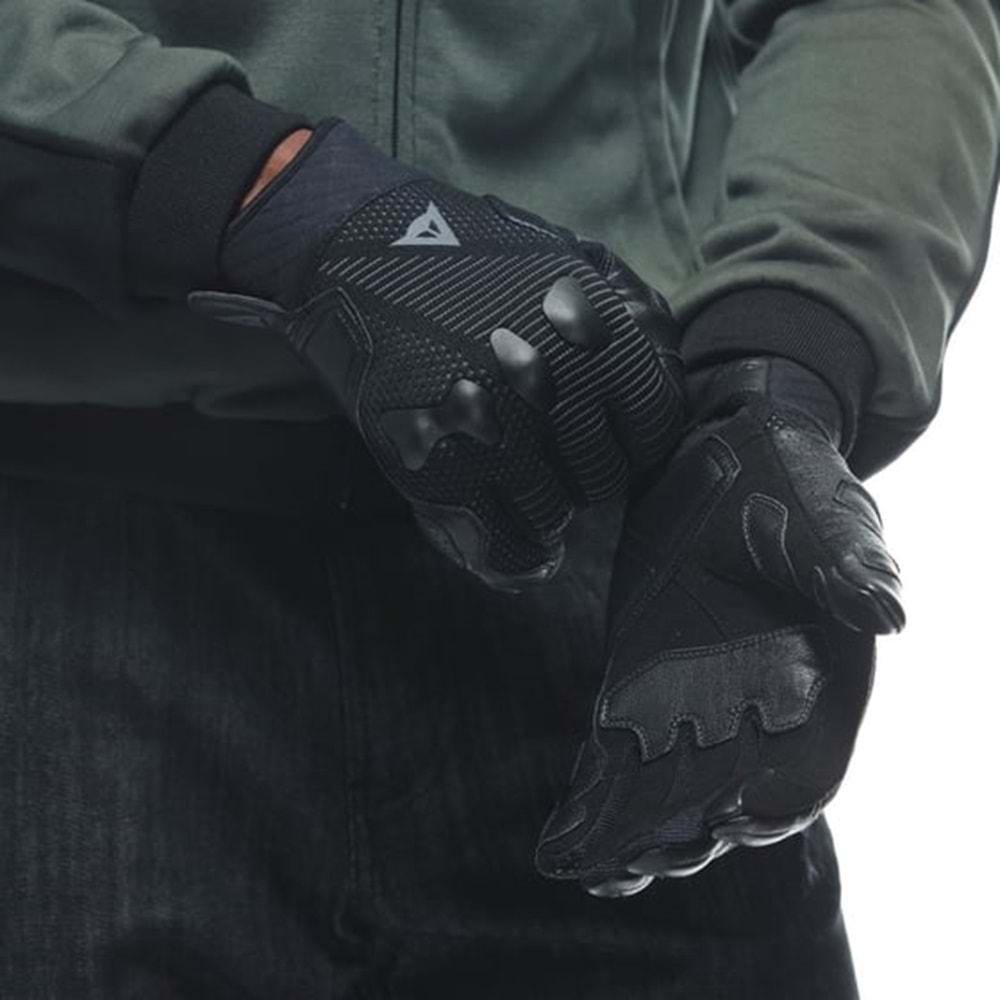 Dainese Unruly Black Anthracite Tekstil Eldiven SİYAH