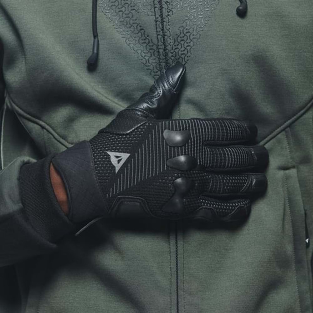 Dainese Unruly Black Anthracite Tekstil Eldiven SİYAH