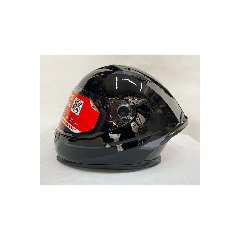 MT Kask Braker Sv A1 Parlak Siyah