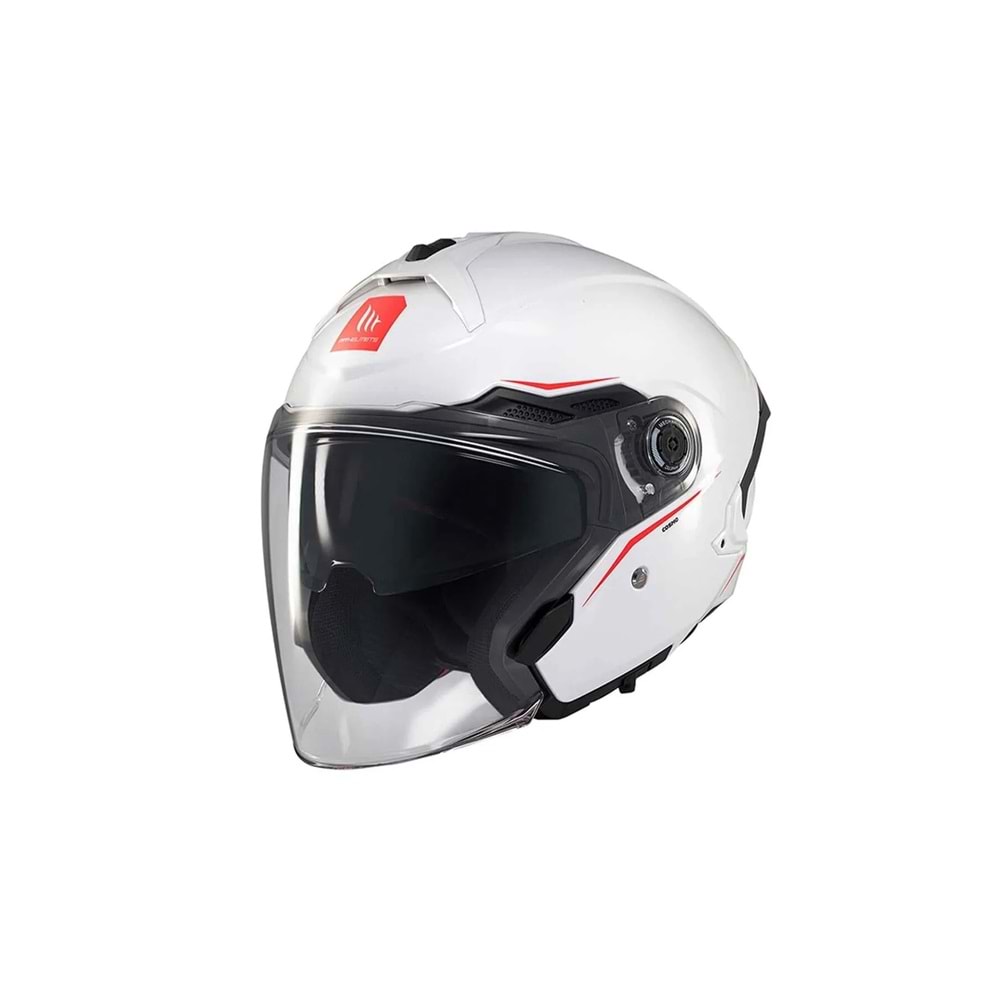 MT Cosmo Sv Solid A0 Parlak Beyaz Açık Kask