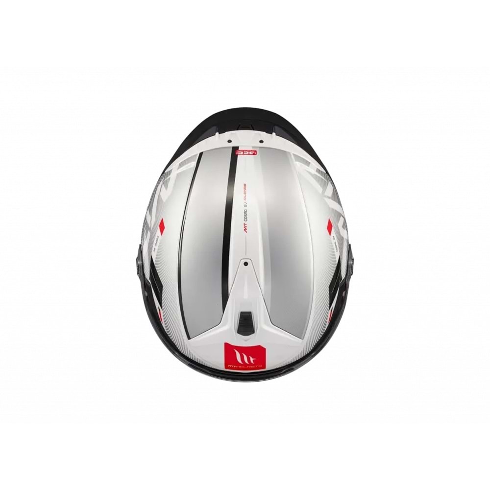 Kask Mt Cosmo Sv Silence A2 Gloss Gümüş Gözlüklü