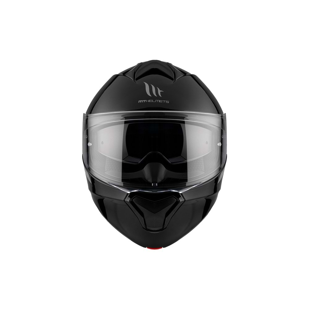 MT Genesis Sv Solid A1 Parlak Siyah Çene Açılır Kask