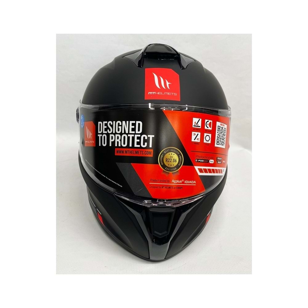 Mt Targo S Solid A1 Mat Kapalı Kask