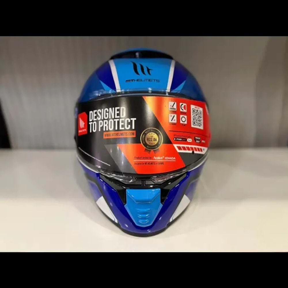 MT Thunder 4 SV Freeway A17 Parlak Kapalı Kask