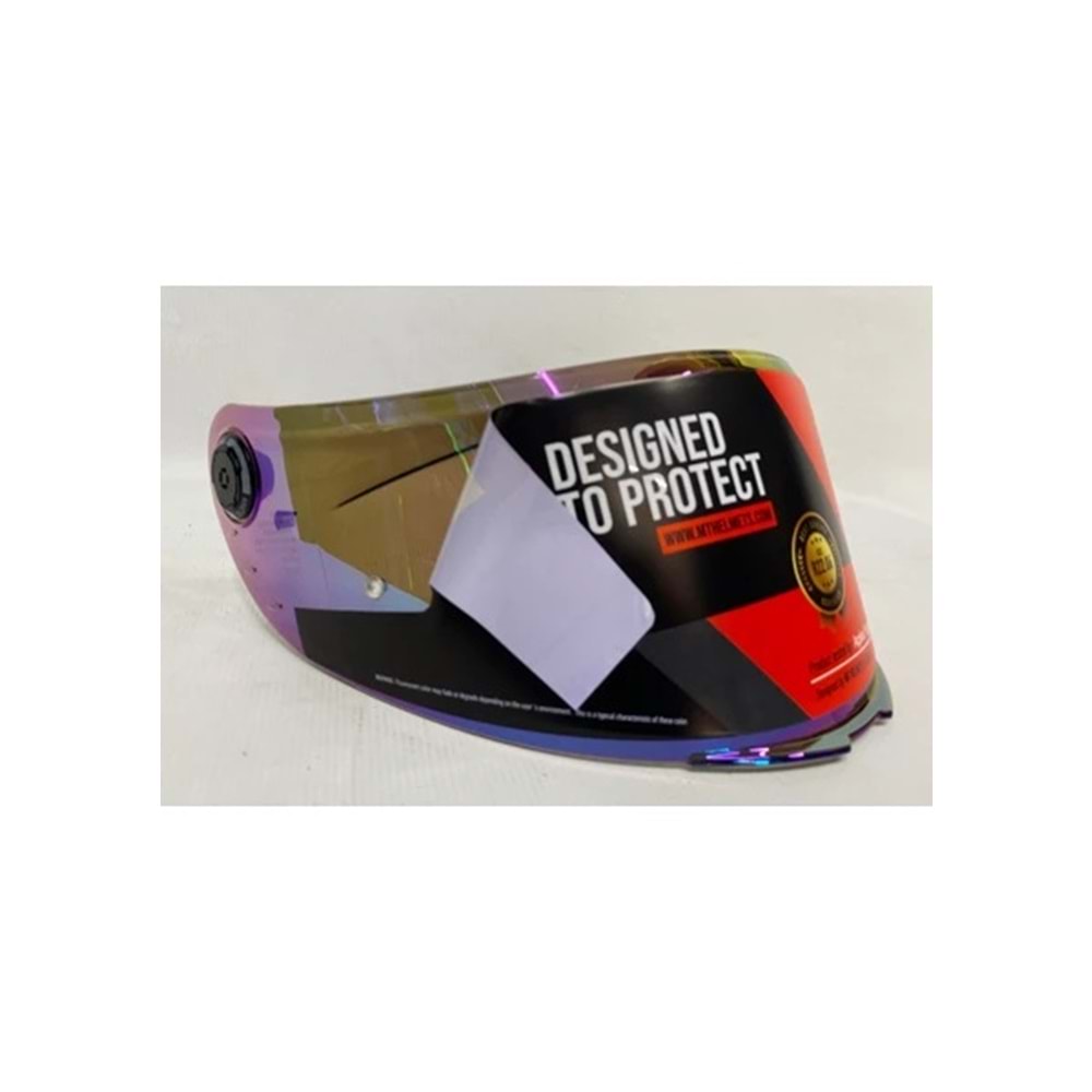MT Vizör Iridyum Renk Kask Camı V-14B