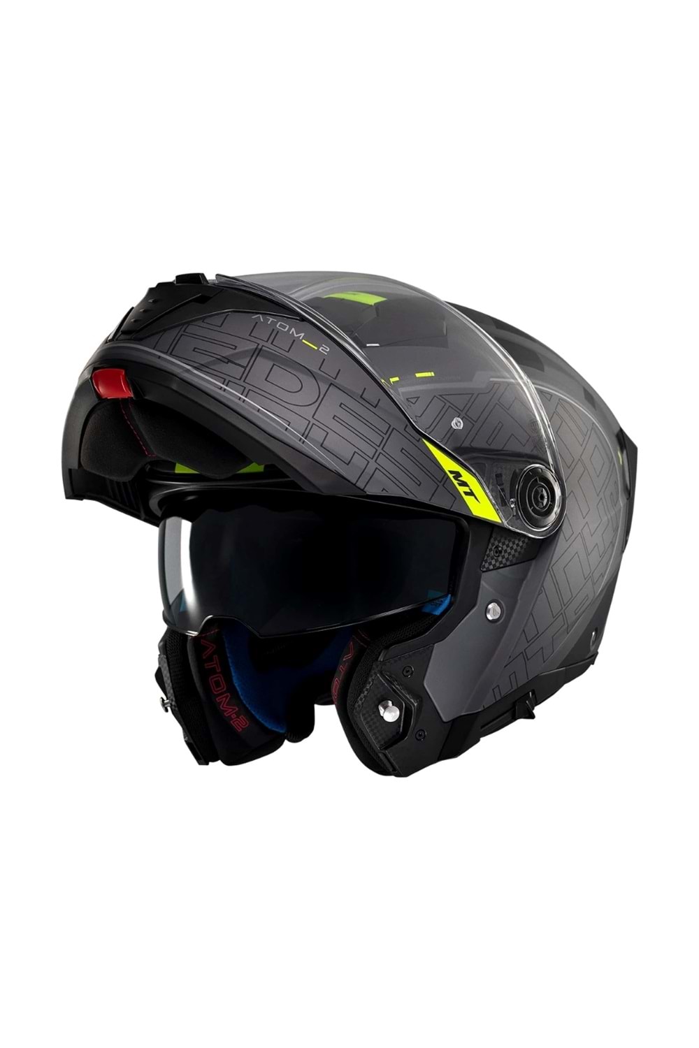 Mt Helmets Atom 2 Sv Destiniy C2 Mat Siyah Çene Açılır Kaskı