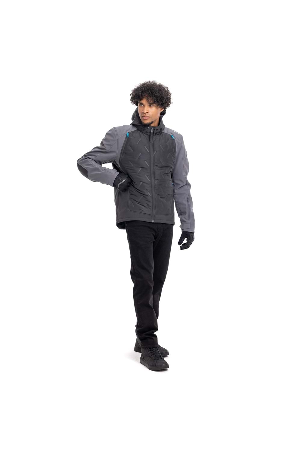 Yamaha Hyper Naked Erkek Sürüş Ceketi GRİ S Beden