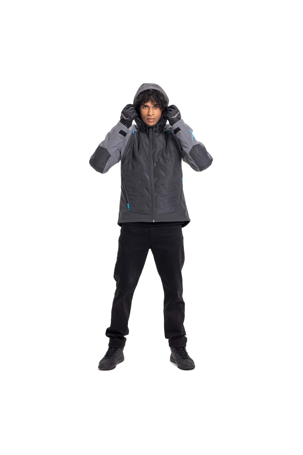 Yamaha Hyper Naked Erkek Sürüş Ceketi GRİ S Beden