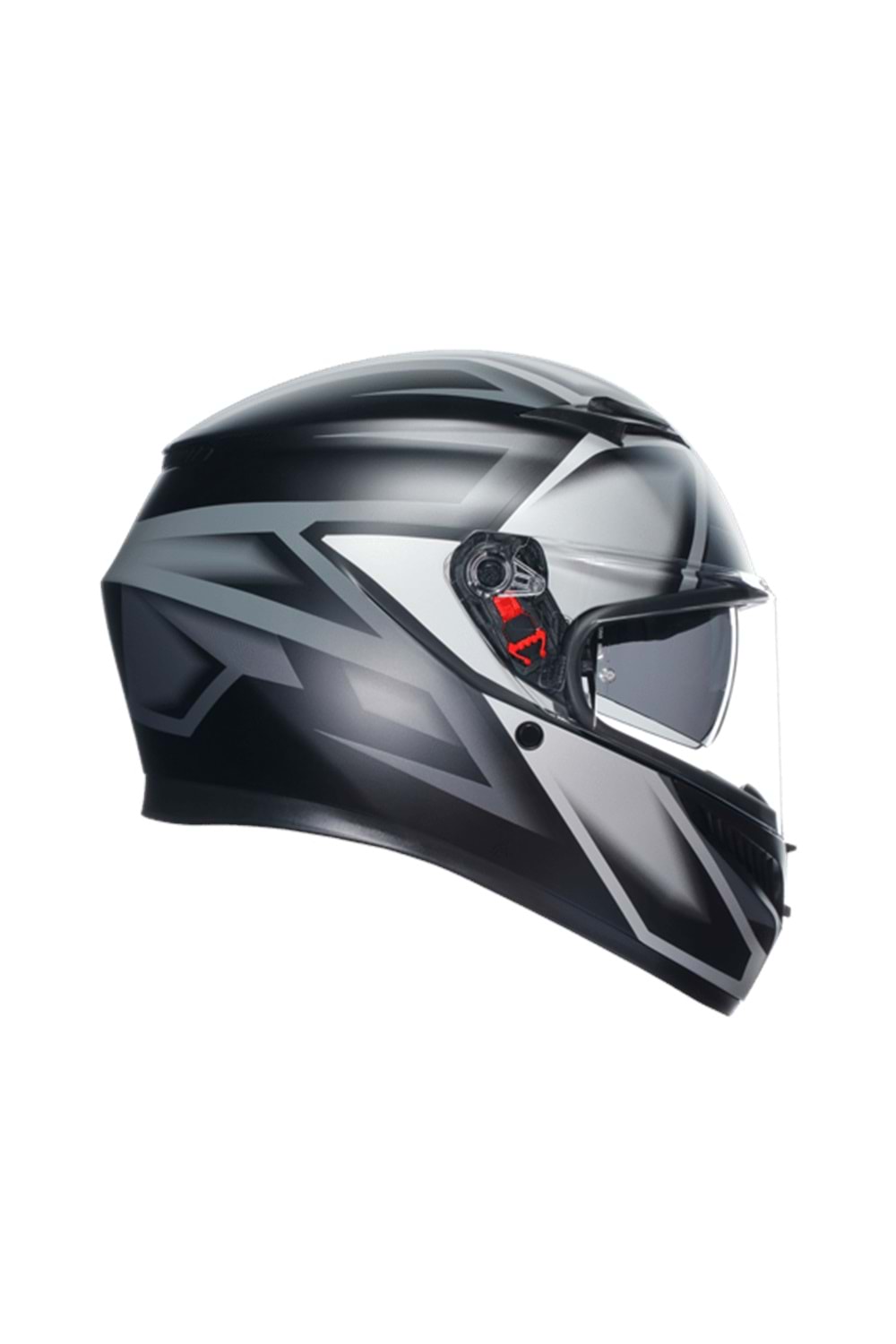 Agv K3 Compound Matt Black Grey Kapalı Kask