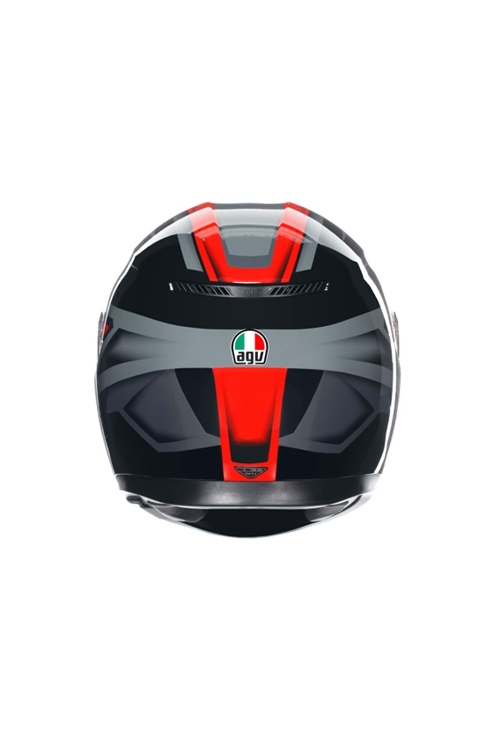 Agv K3 Compound Black Red Kapalı Kask