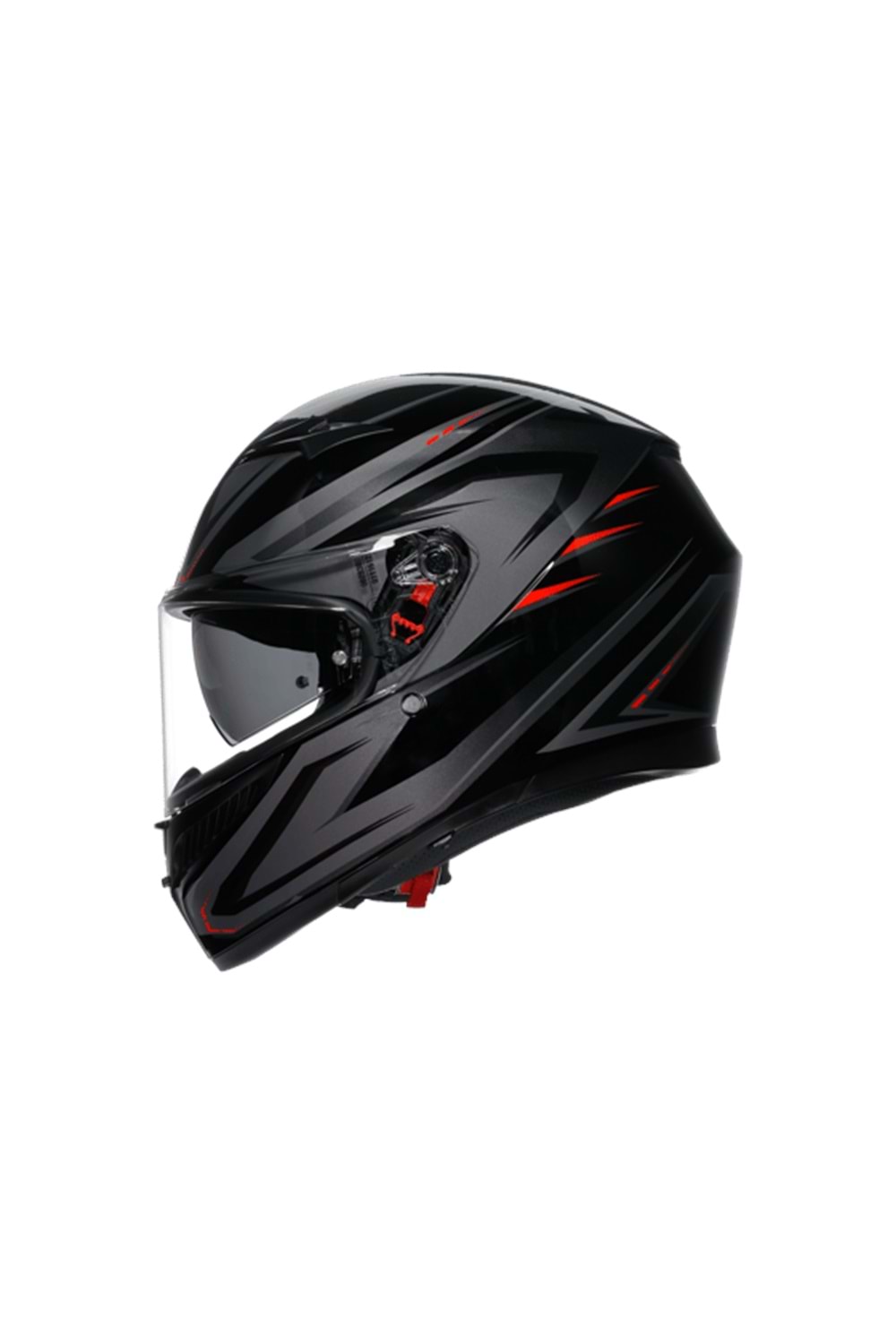 Agv K3 Syth Black Red Kapalı Kask