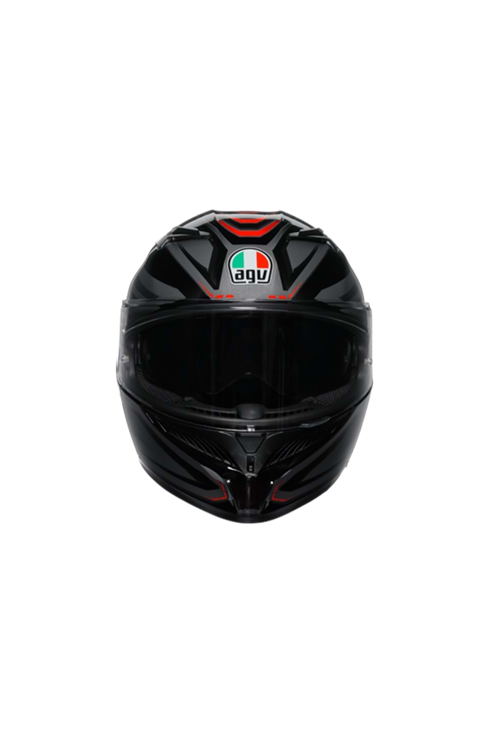 Agv K3 Syth Black Red Kapalı Kask