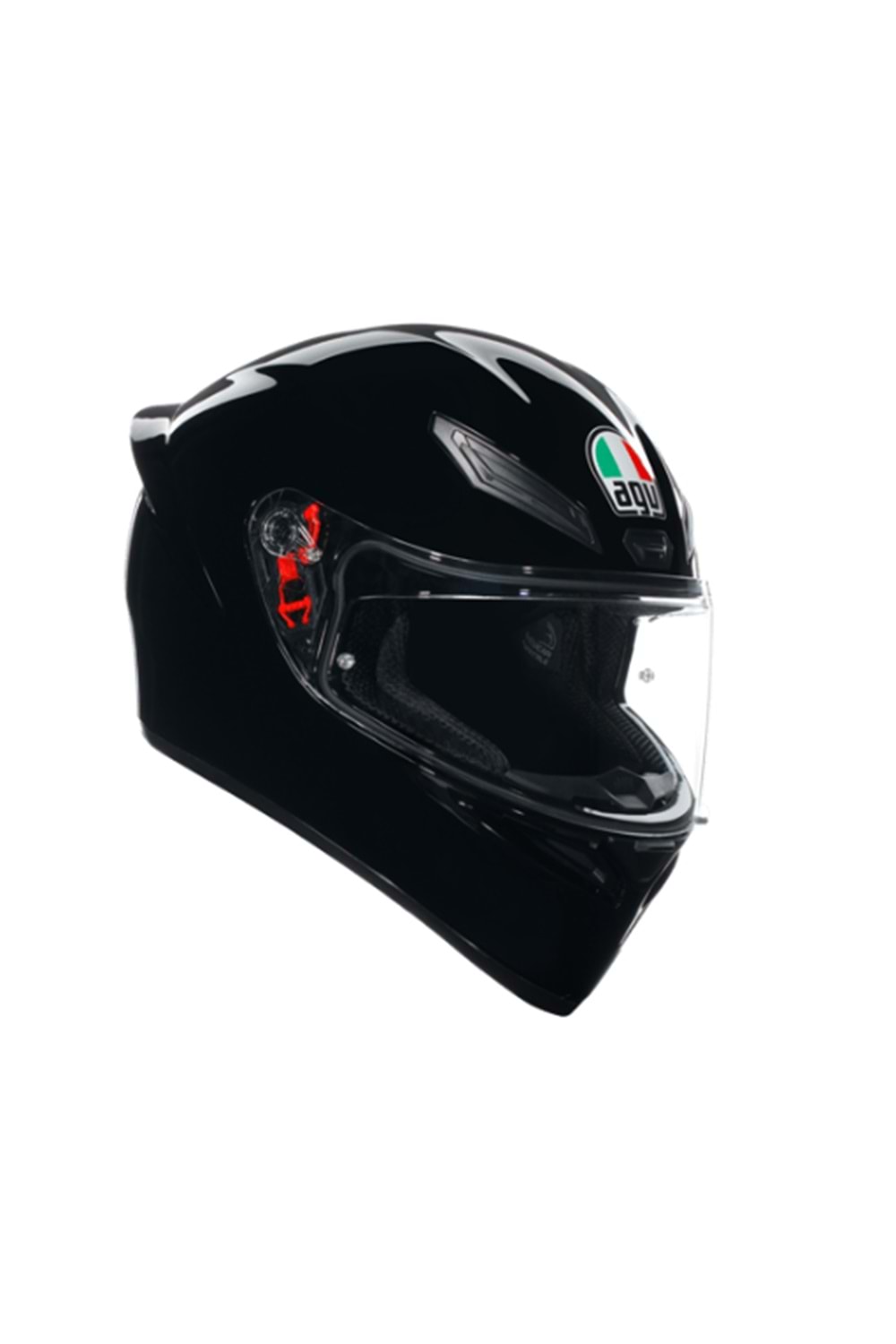 Agv K1 S Mono Black Kapalı Kask SİYAH