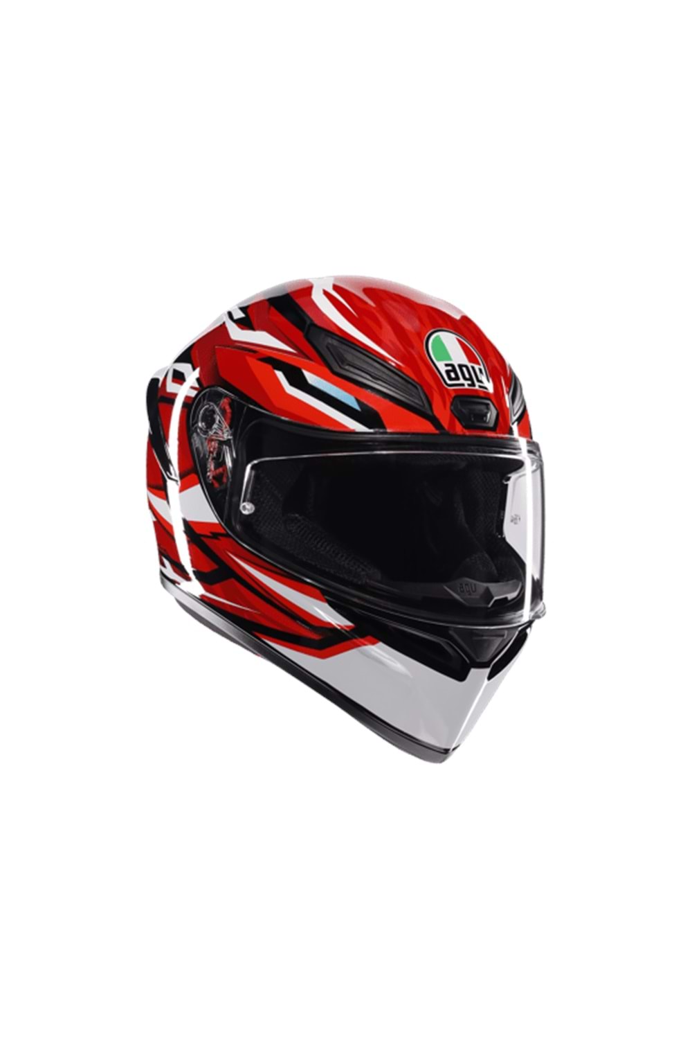 Agv K1 S Lion Black Red White Configuration Kapalı Kask
