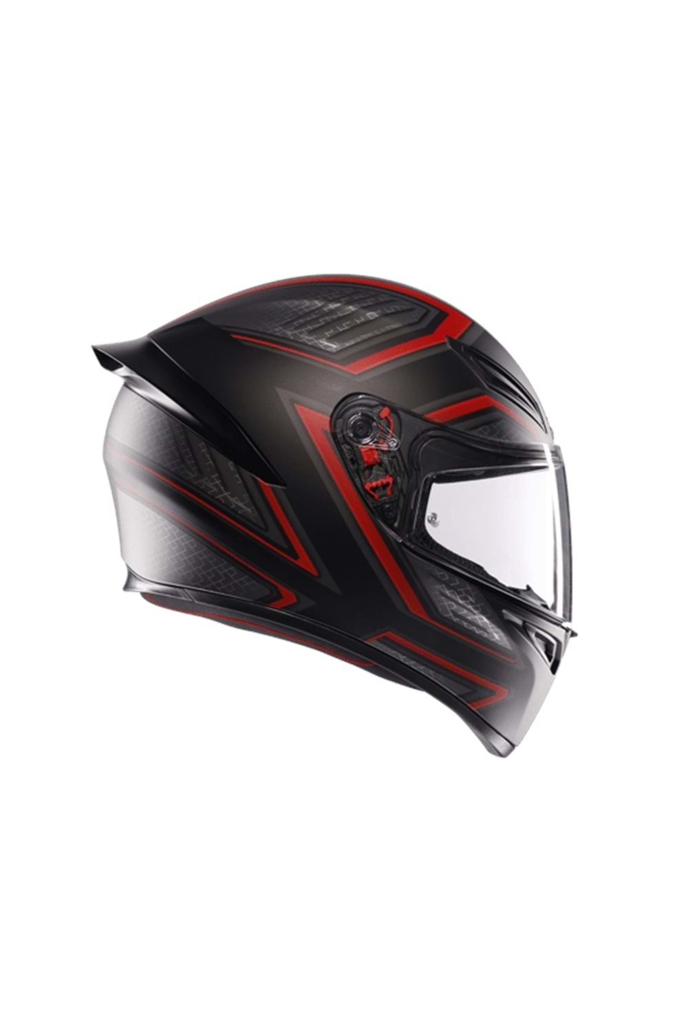 Agv K1 S Sling Matt Black Red Kapalı Kask