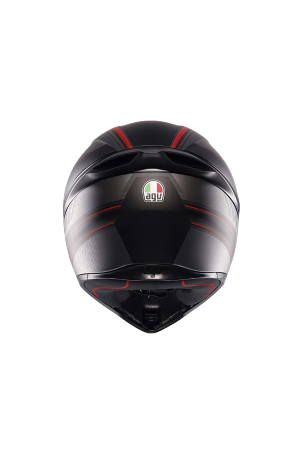 Agv K1 S Sling Matt Black Red Kapalı Kask