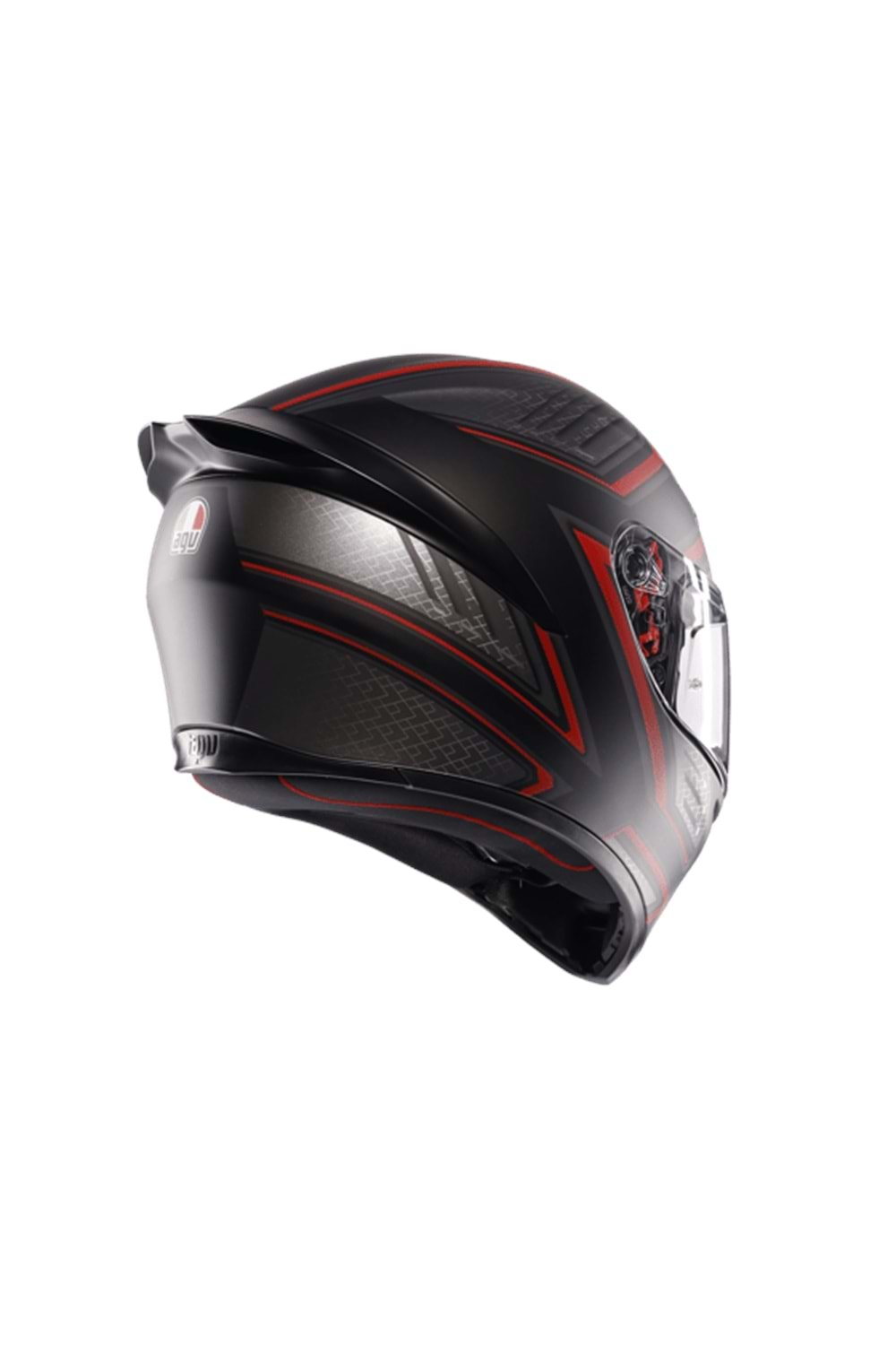 Agv K1 S Sling Matt Black Red Kapalı Kask