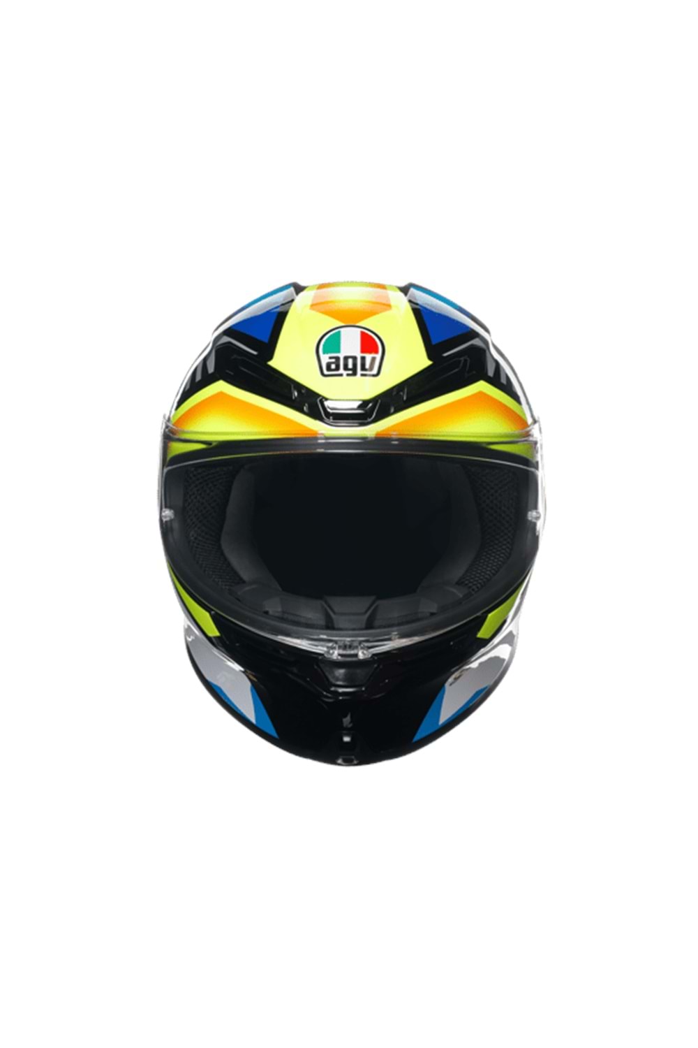 Agv K6 S Joan Black Blue Yellow Kapalı Kask