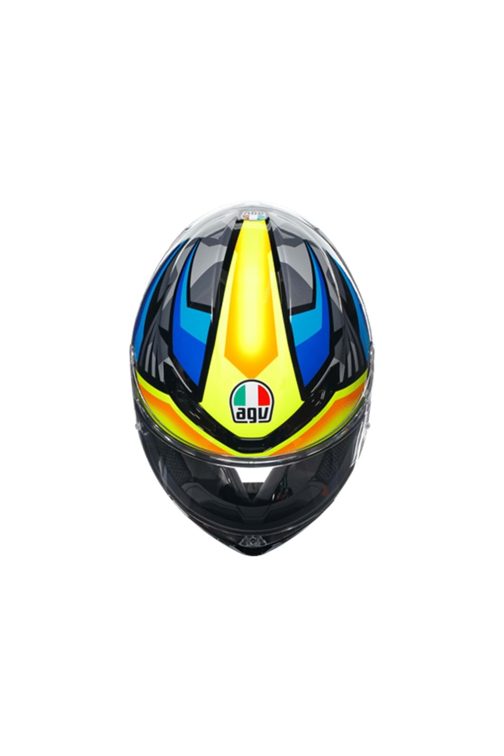 Agv K6 S Joan Black Blue Yellow Kapalı Kask