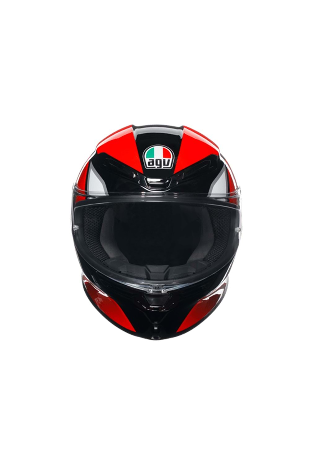 Agv K6 S Hyphen Black Red White Kapalı Kask