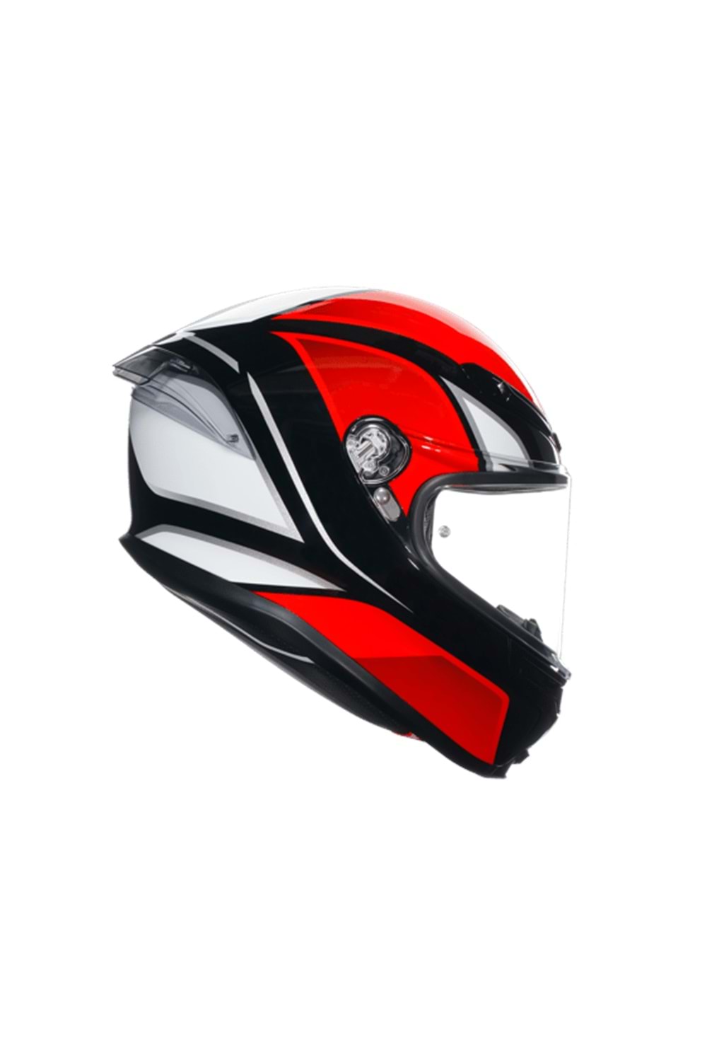 Agv K6 S Hyphen Black Red White Kapalı Kask