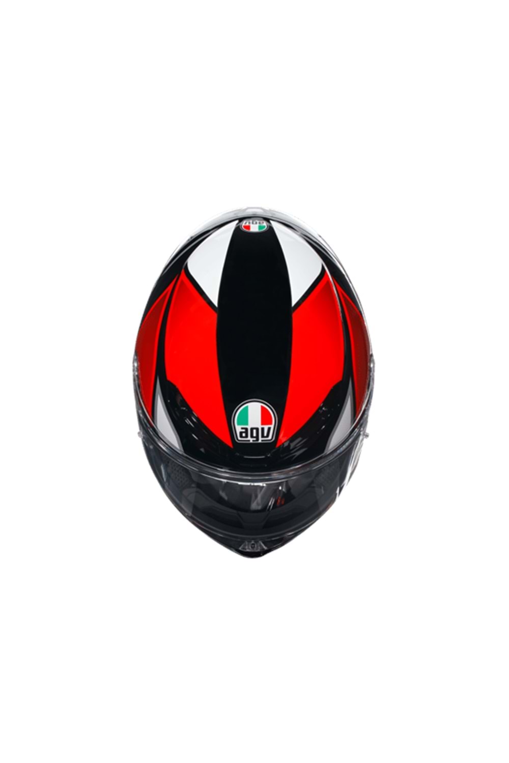 Agv K6 S Hyphen Black Red White Kapalı Kask