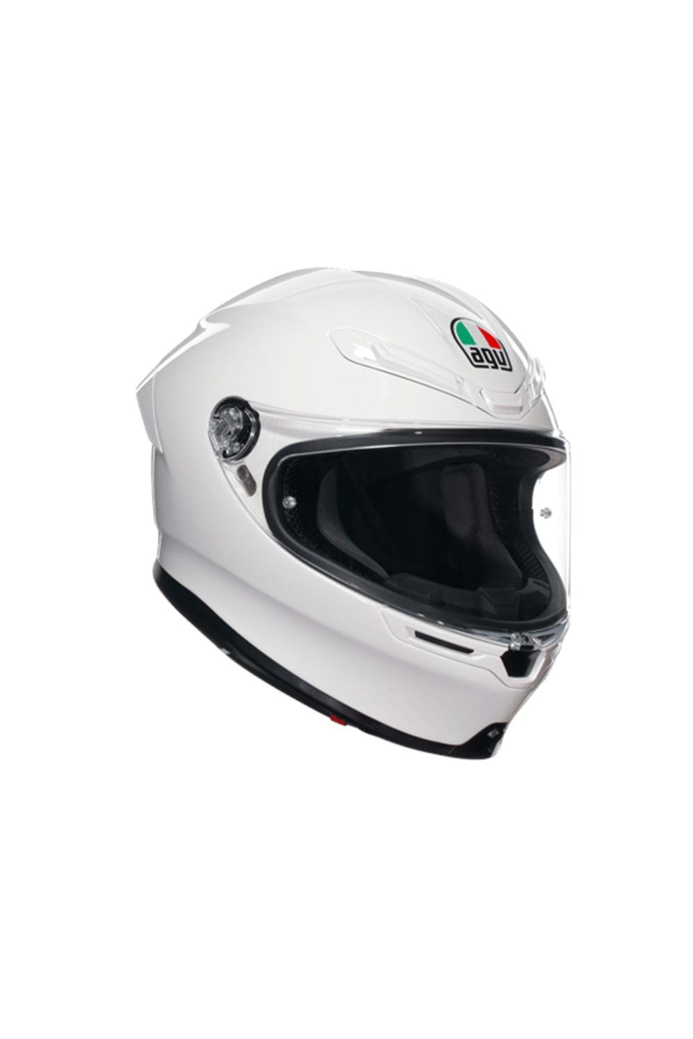 Agv K6 S Mono White Kapalı Kask