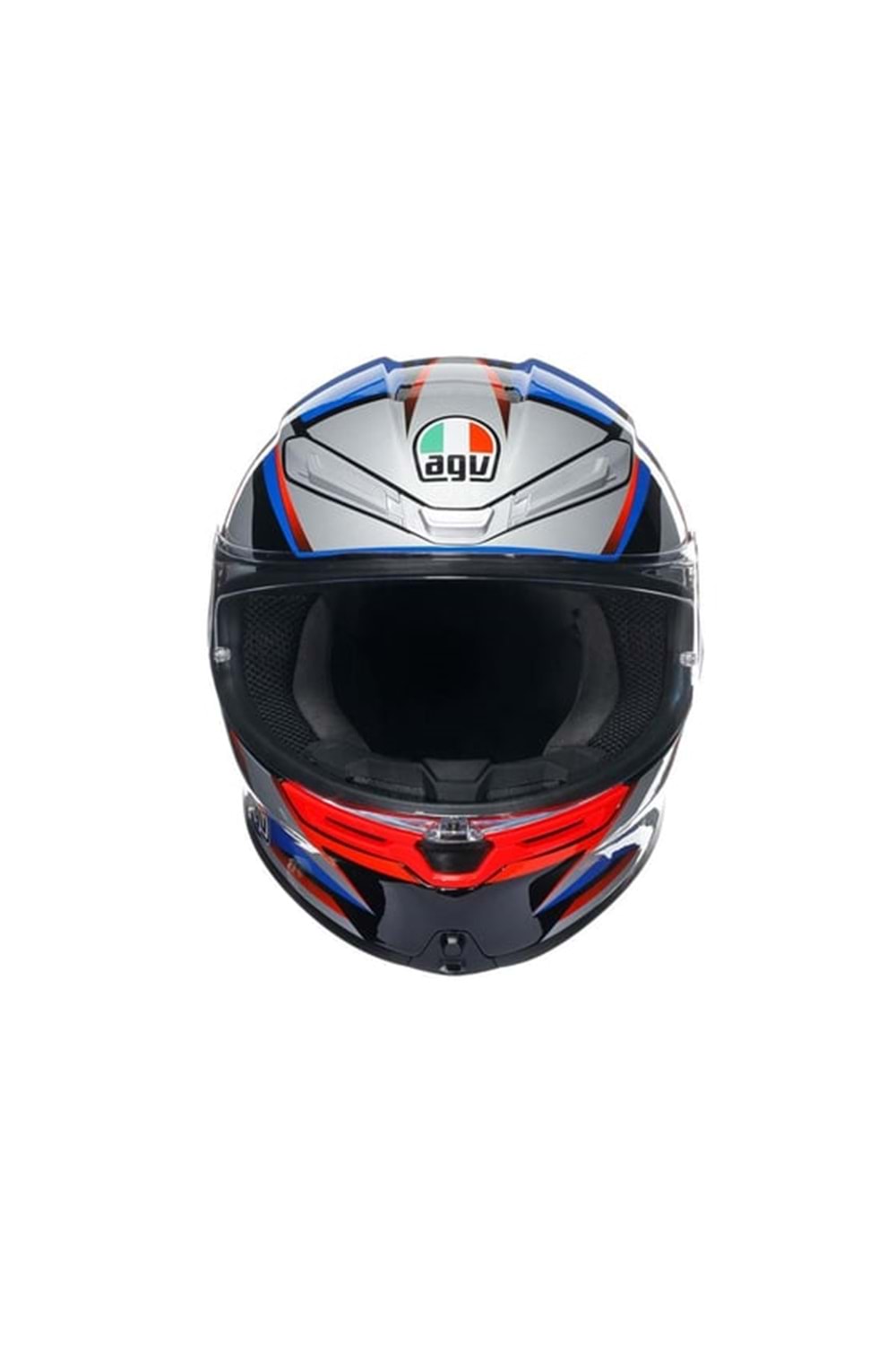 Agv K6 S Slashcut Blue Red Kapalı Kask