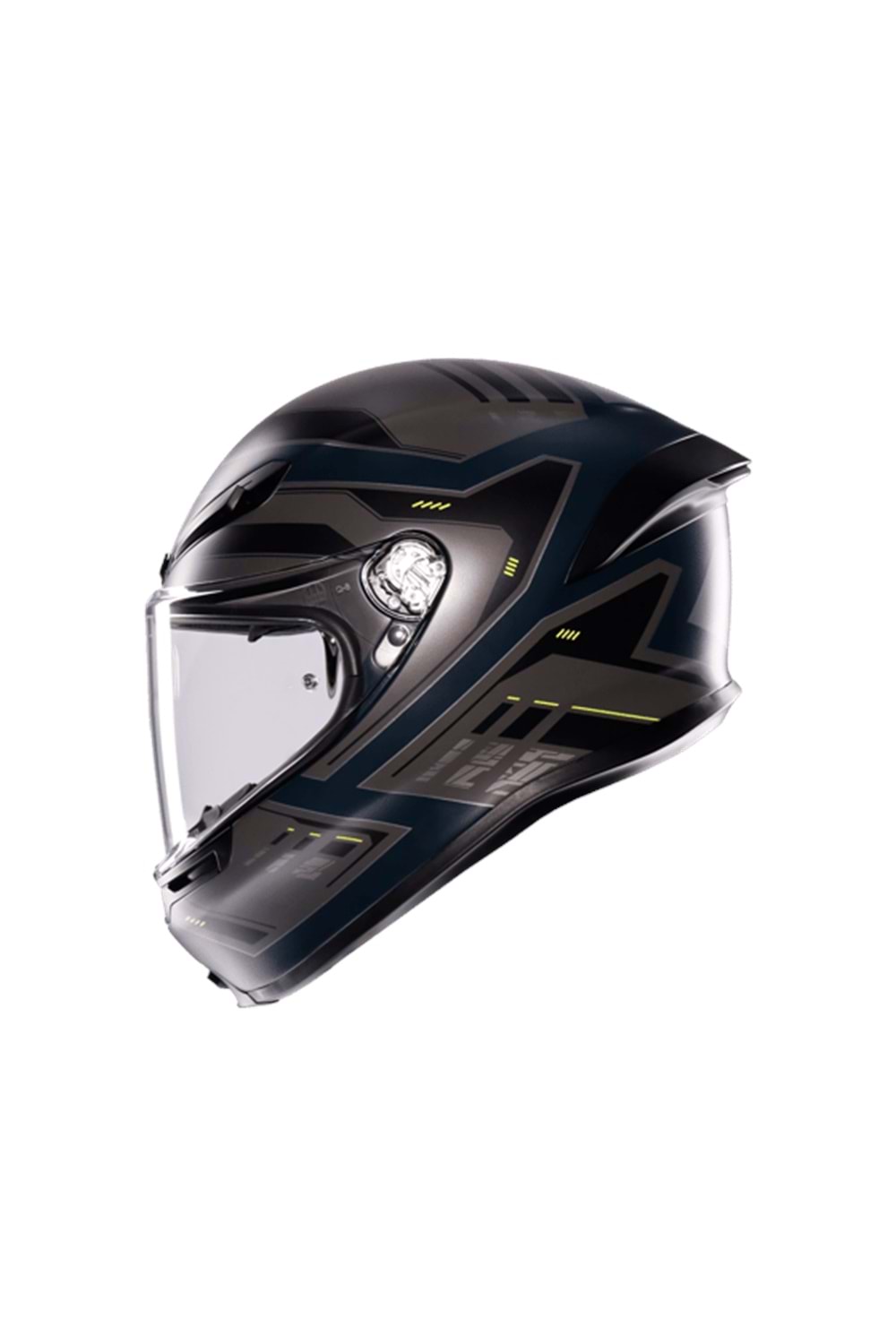 Agv K6 S Mplk Enhance Matt Grey Yellow Fluo Kapalı Kask