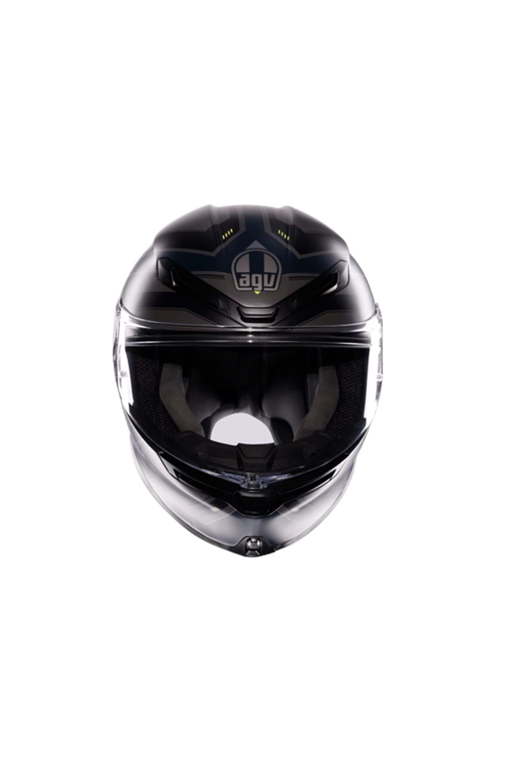 Agv K6 S Mplk Enhance Matt Grey Yellow Fluo Kapalı Kask