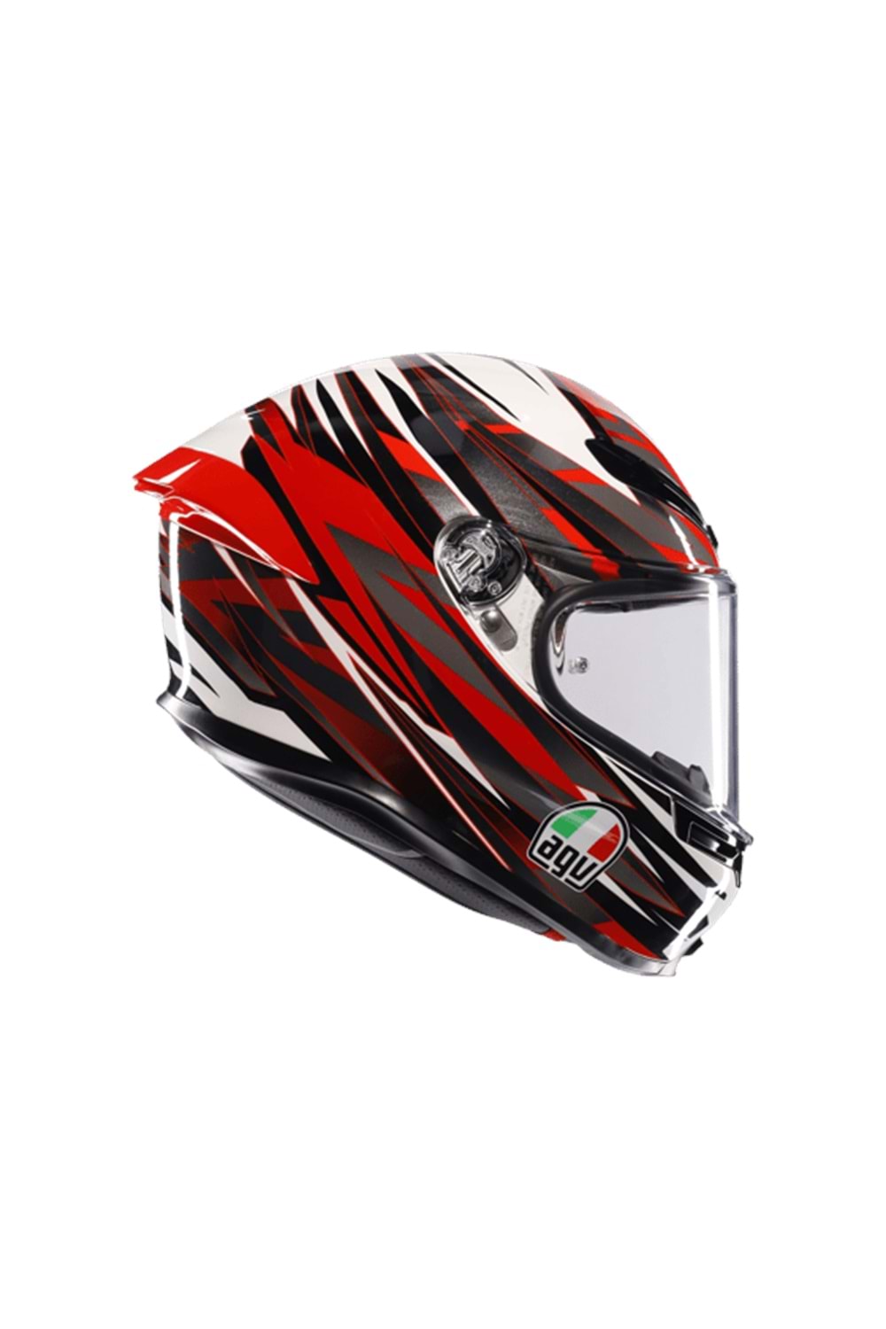 Agv K6 S Reeval White Red Grey Kapalı Kask