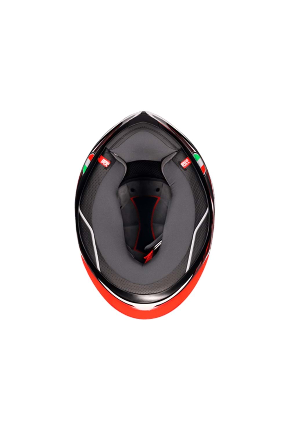 Agv K6 S Reeval White Red Grey Kapalı Kask