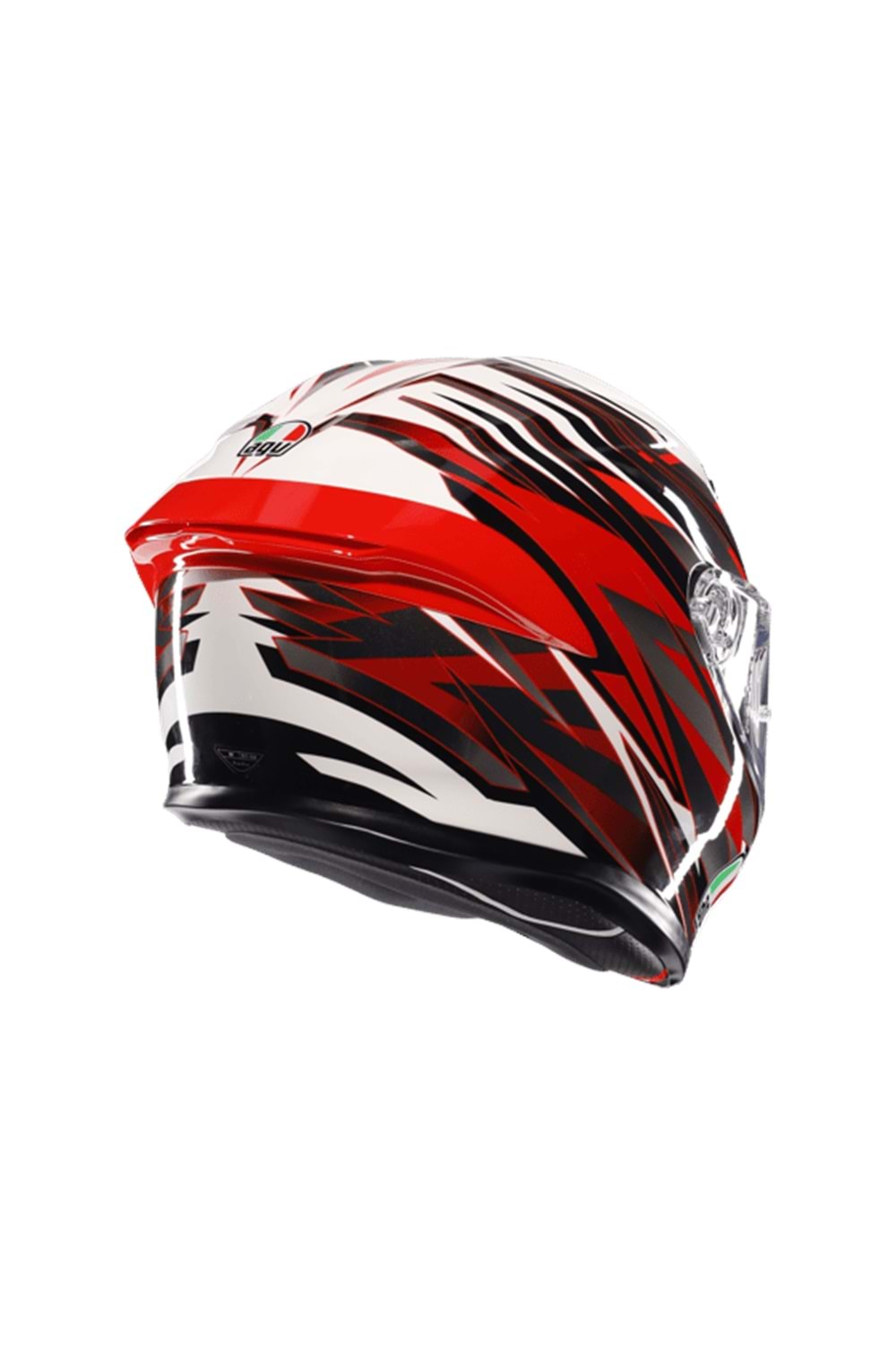 Agv K6 S Reeval White Red Grey Kapalı Kask